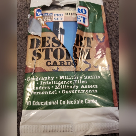 Pro Set Desert Storm collectable cards with free ESGR playing deck - Picture 4 of 5